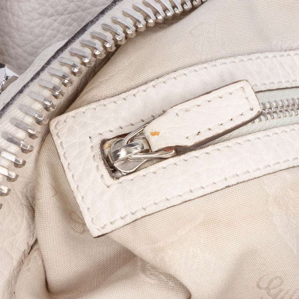 Gucci Large Pebbled Calfskin Bamboo Bar Tassel Tote