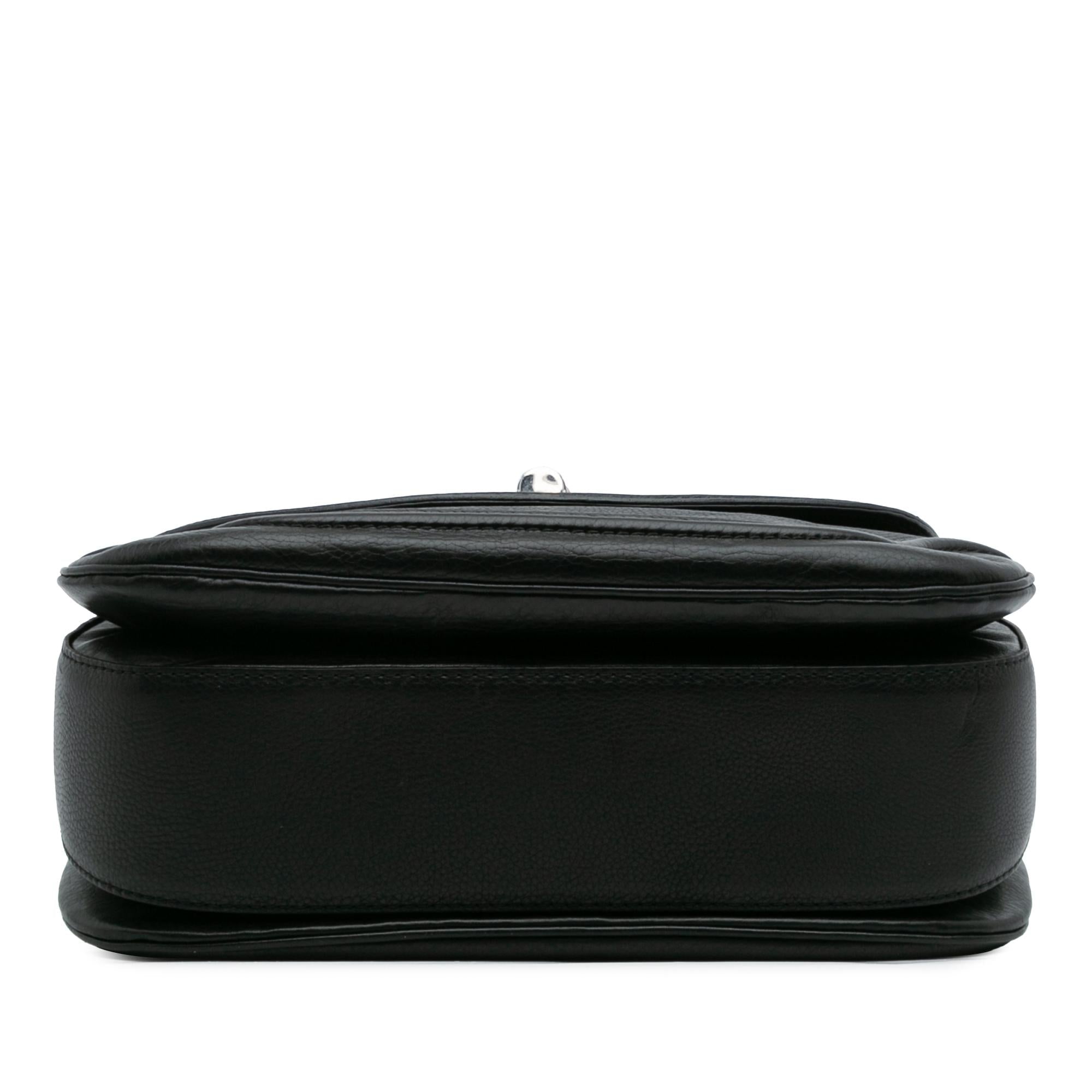Gucci Large Pebbled Calfskin New Bamboo Top Handle Bag