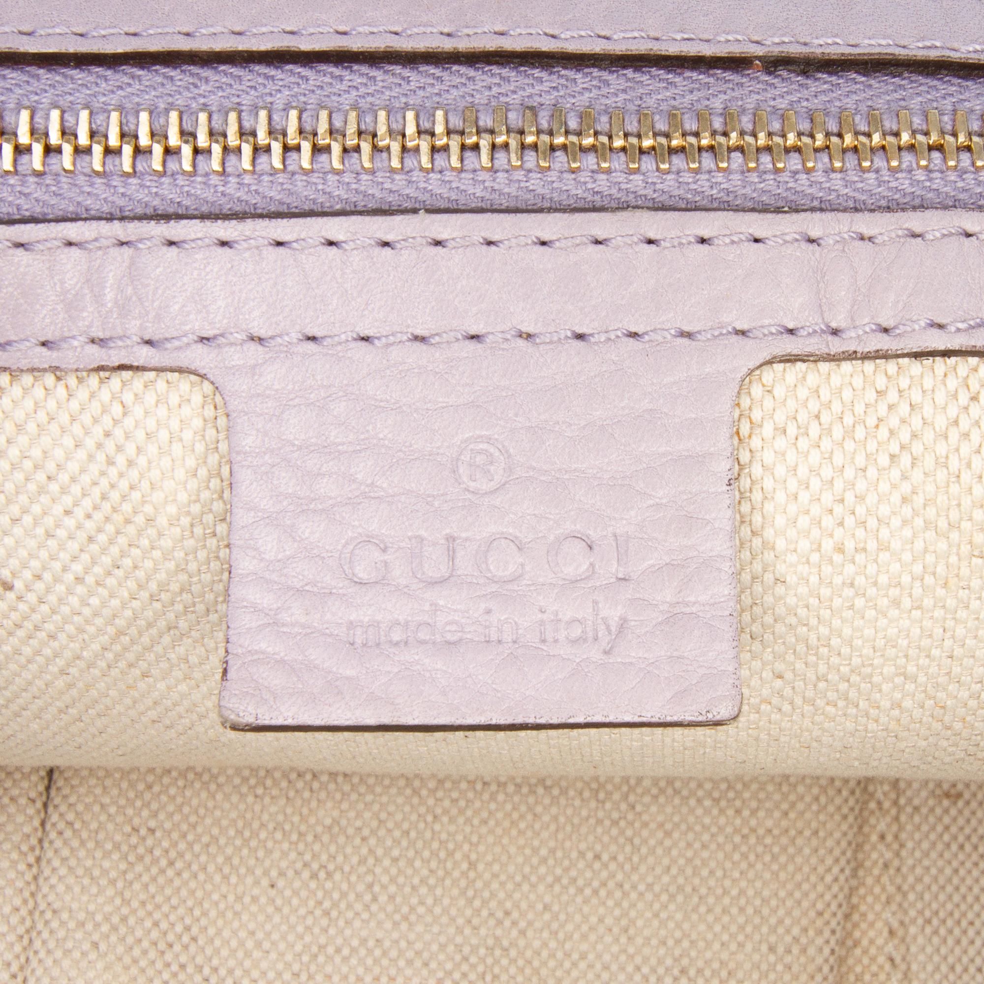 Gucci Large Pebbled Calfskin Sunset Tote