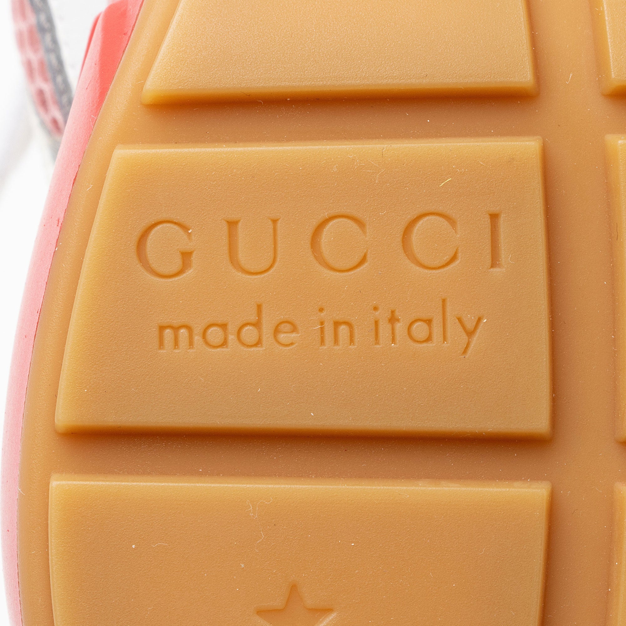 Gucci Lavaredo Eco-Fabric Web Rhyton Sneakers - Size 6 / 36 (SHF-BysShW)