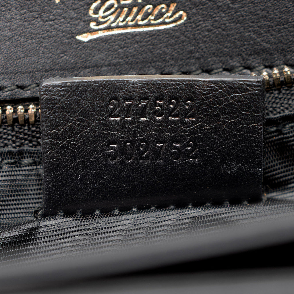 Gucci Leather 1973 Flap Medium Shoulder Bag (SHF-T6hZOI)