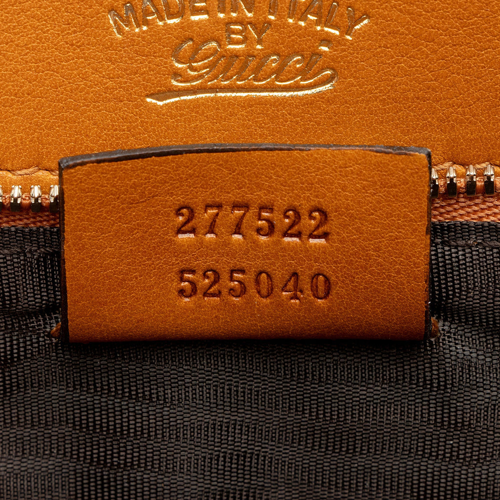 Gucci Leather 1973 Flap Medium Shoulder Bag