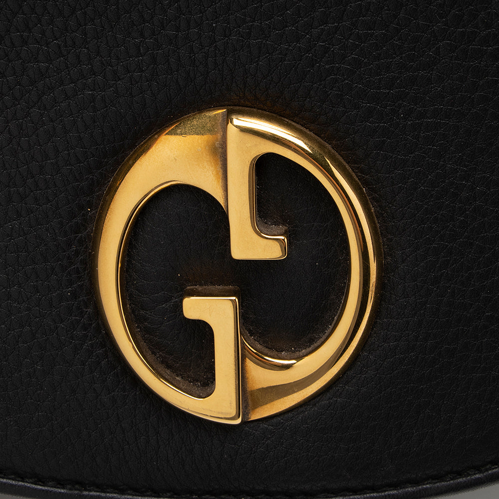 Gucci Leather 1973 Medium Tote (SHF-17493)