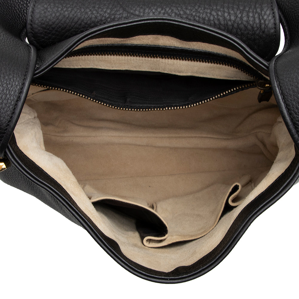Gucci Leather 1973 Shoulder Bag (SHF-18083)