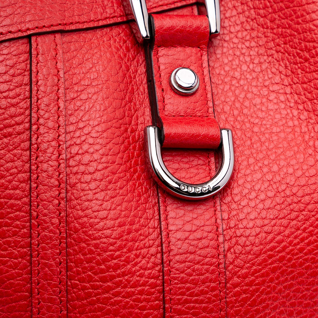 Gucci Leather Abbey D Ring Convertible Tote
