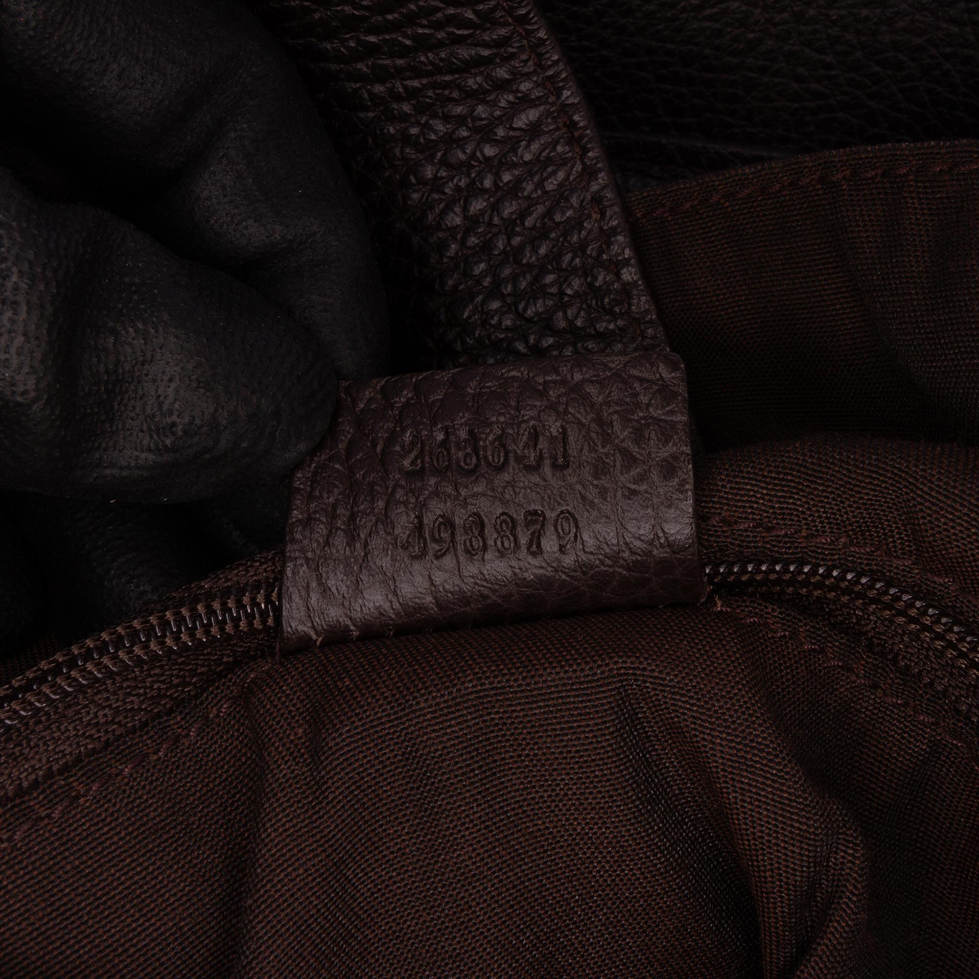 Gucci Leather Abbey D Ring Satchel