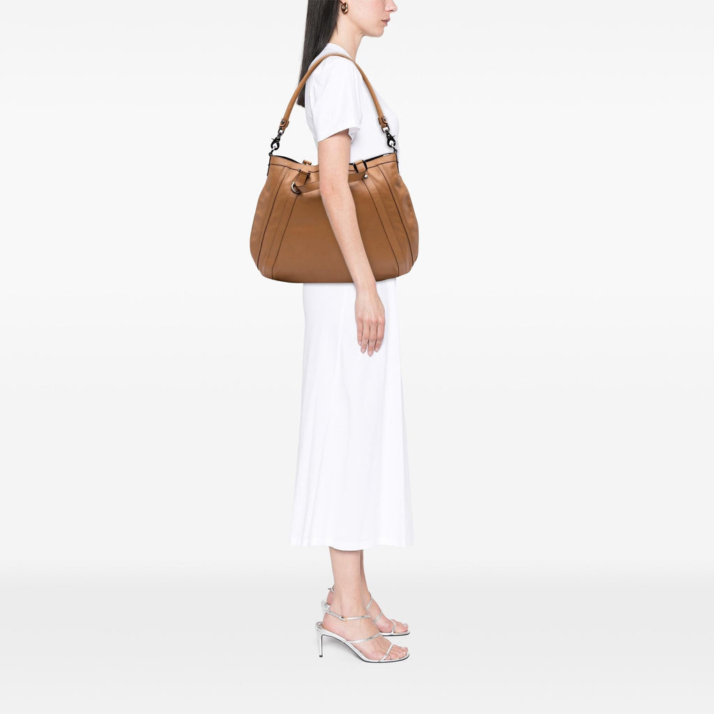 Gucci Leather Abbey D Ring Satchel