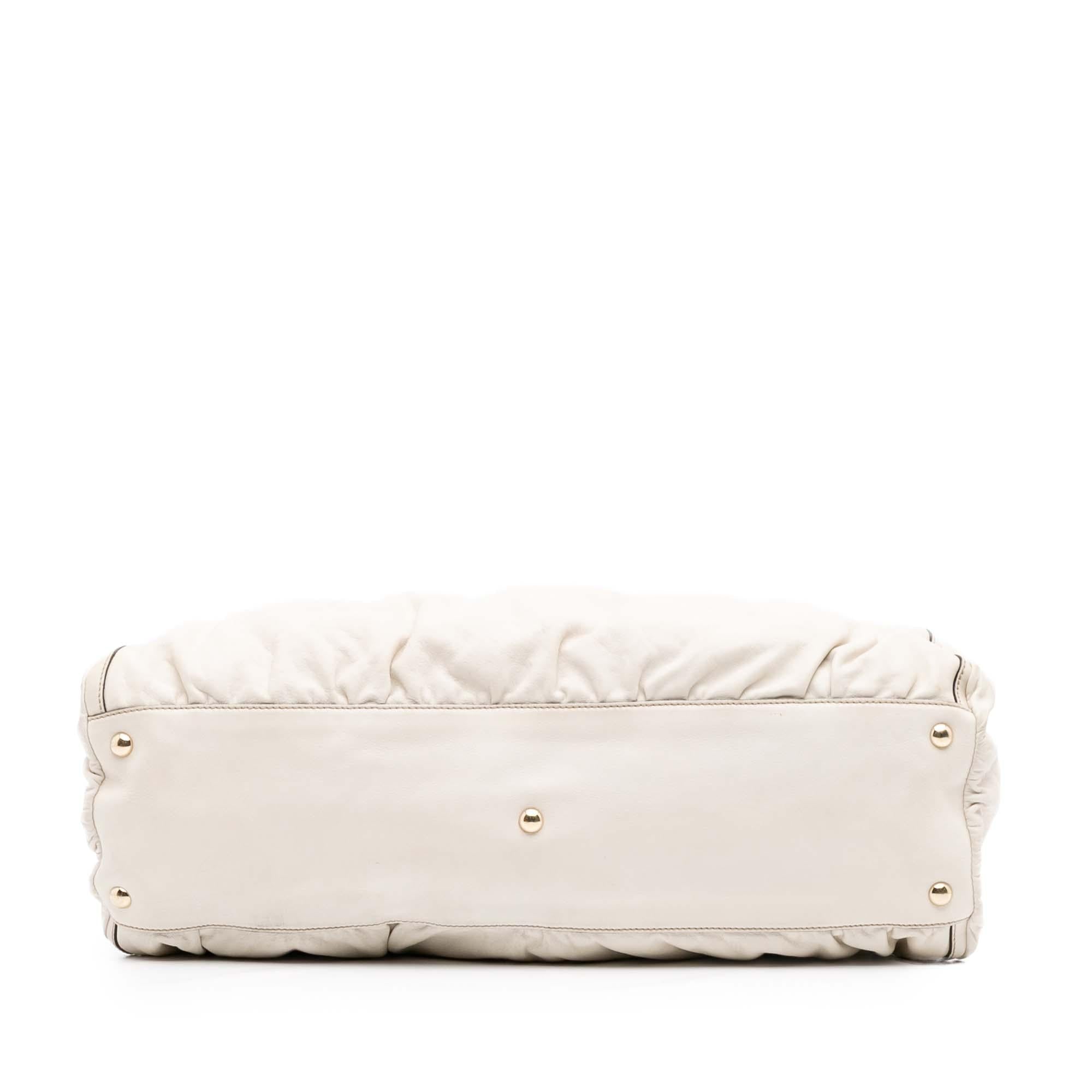 Gucci Leather Abbey D Ring Shoulder Bag