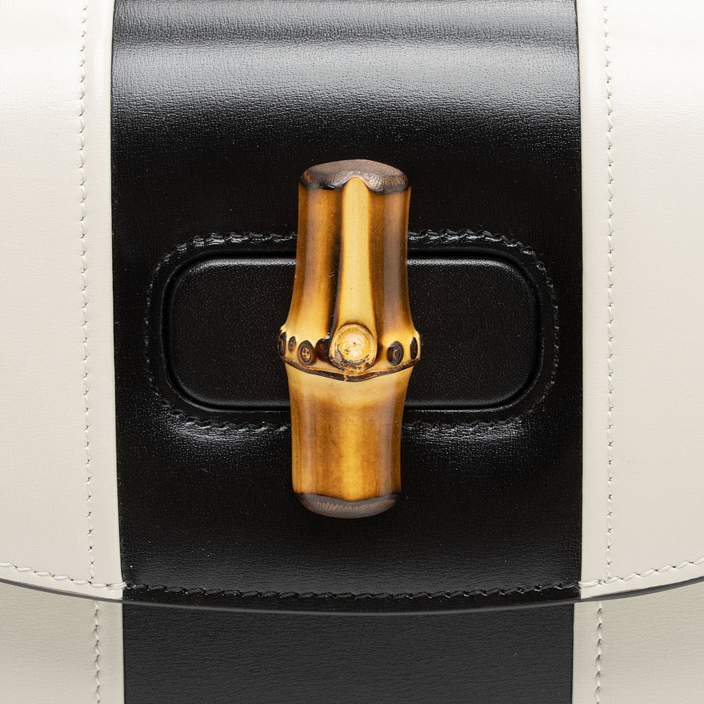 Gucci Leather Bamboo 1947 Medium Top Handle (SHF-J7ooKd)