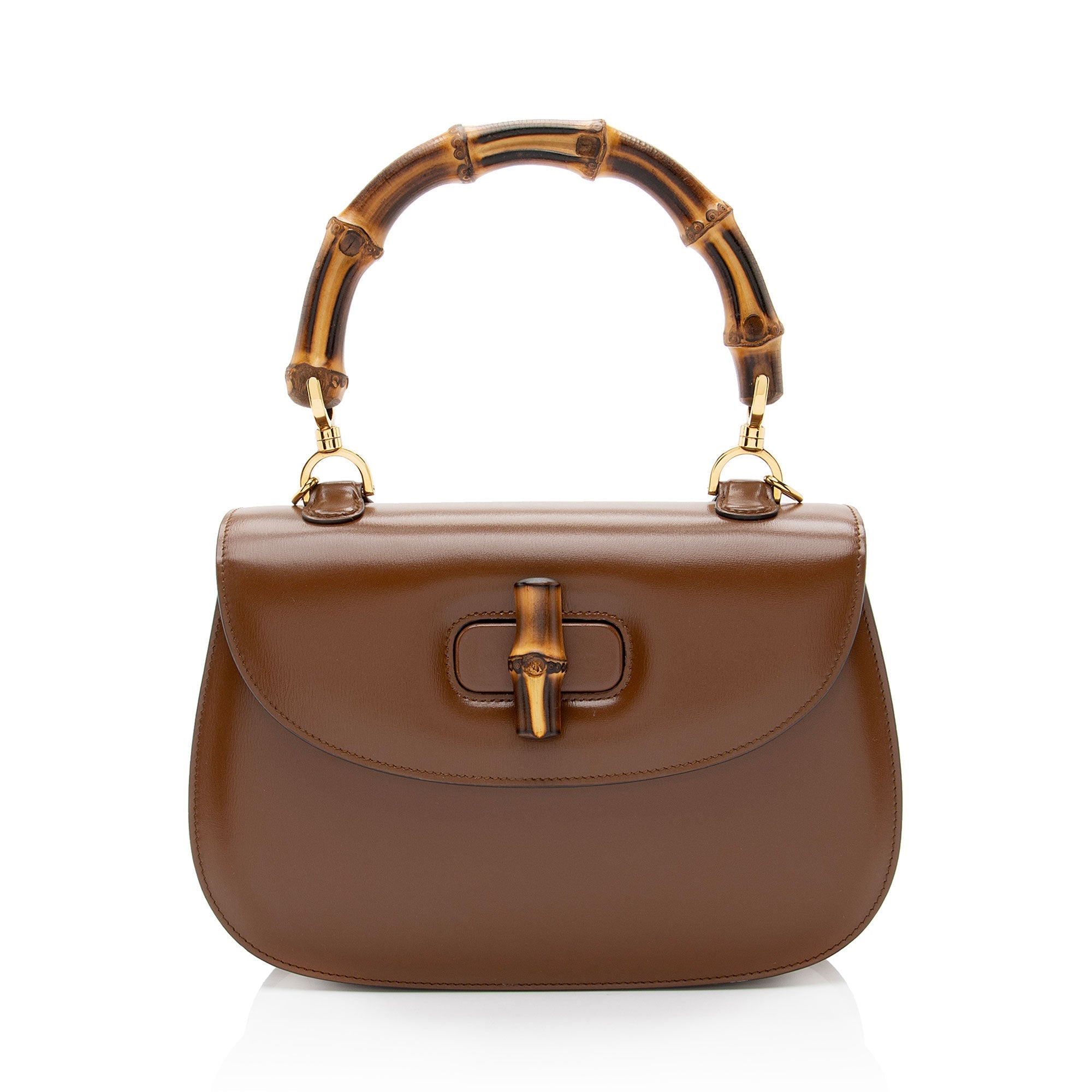Gucci Leather Bamboo 1947 Medium Top Handle