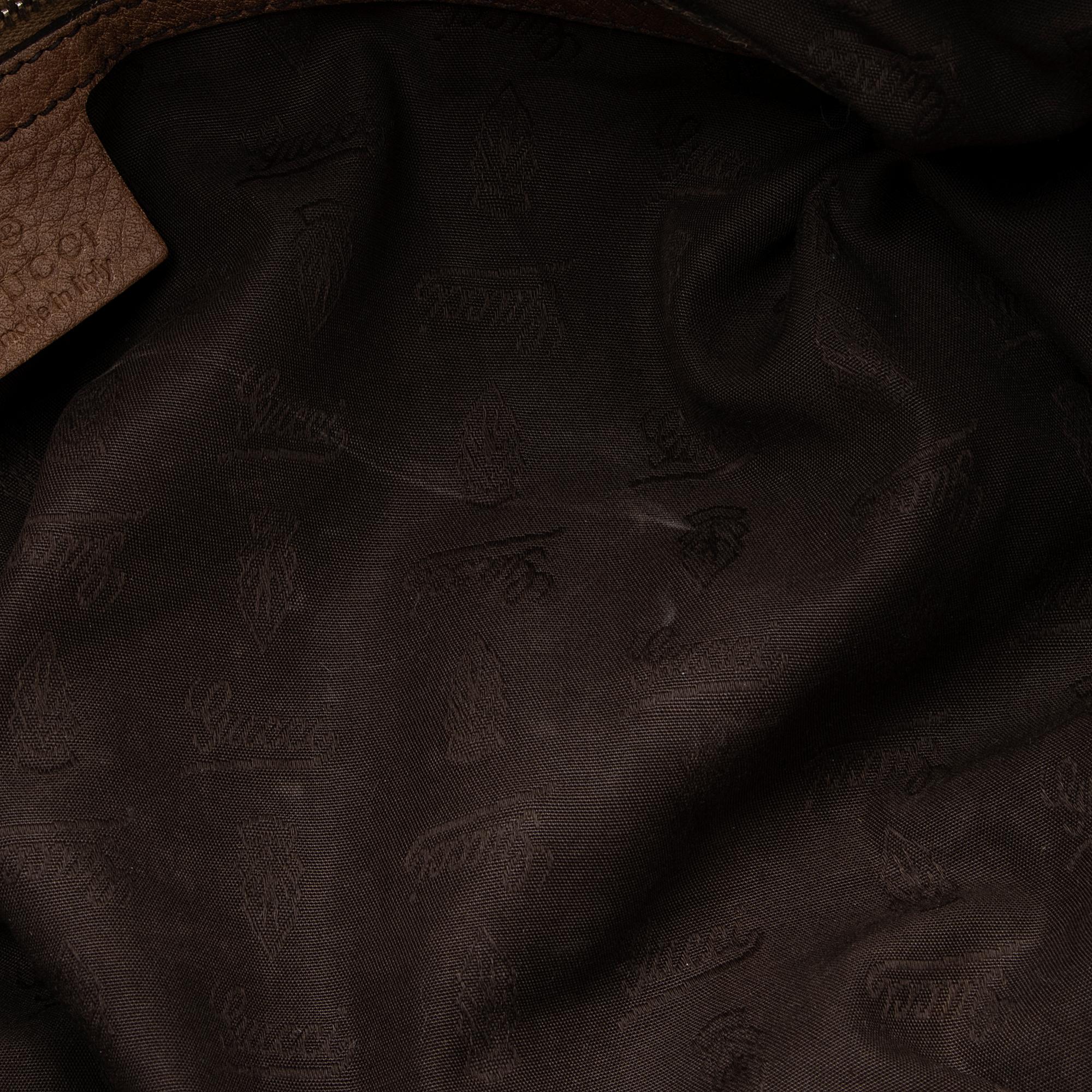 Gucci Leather Bamboo Bar Large Tote (SHF-23016)