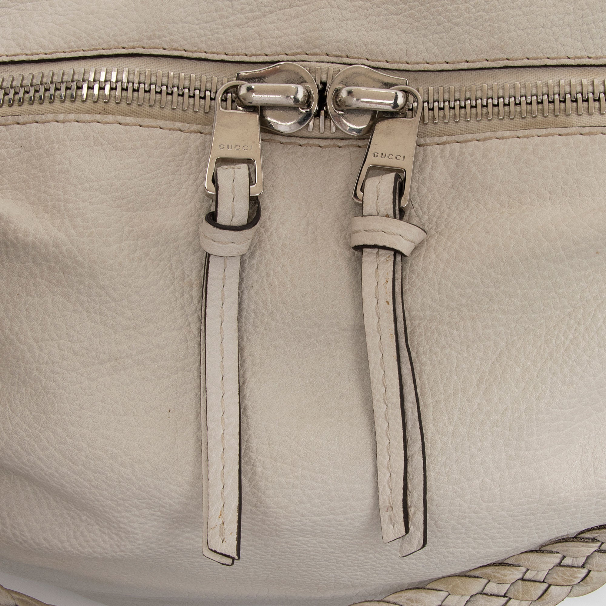 Gucci Leather Bamboo Bar Large Tote (SHF-e0XTfM)