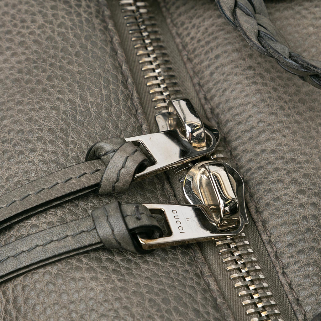 Gucci Leather Bamboo Bar Tote (SHG-JuxF7a)