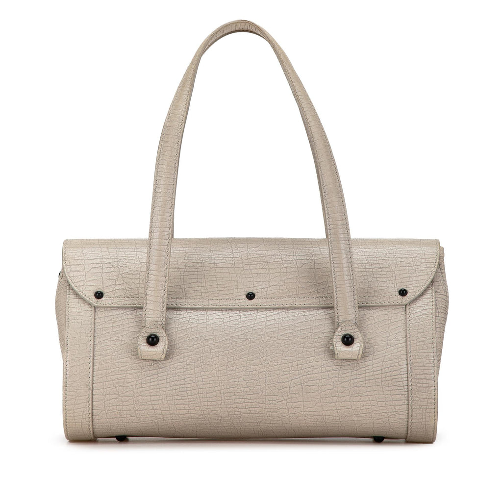 Gucci Leather Bamboo Bullet Shoulder Bag (SHG-rGZIYM)