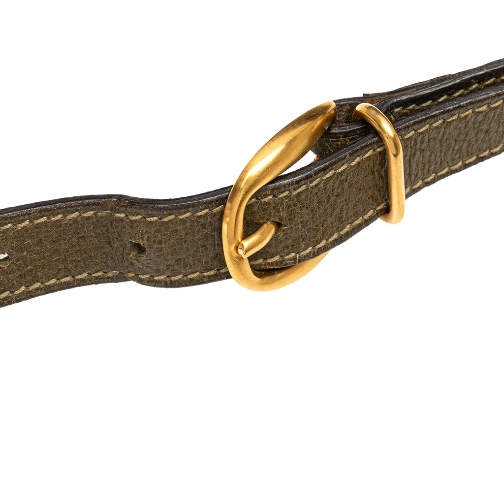 Gucci Leather Bamboo Crossbody