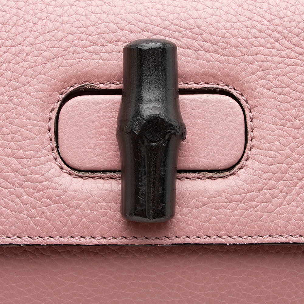 Gucci Leather Bamboo Daily Small Satchel (SHF-19102)