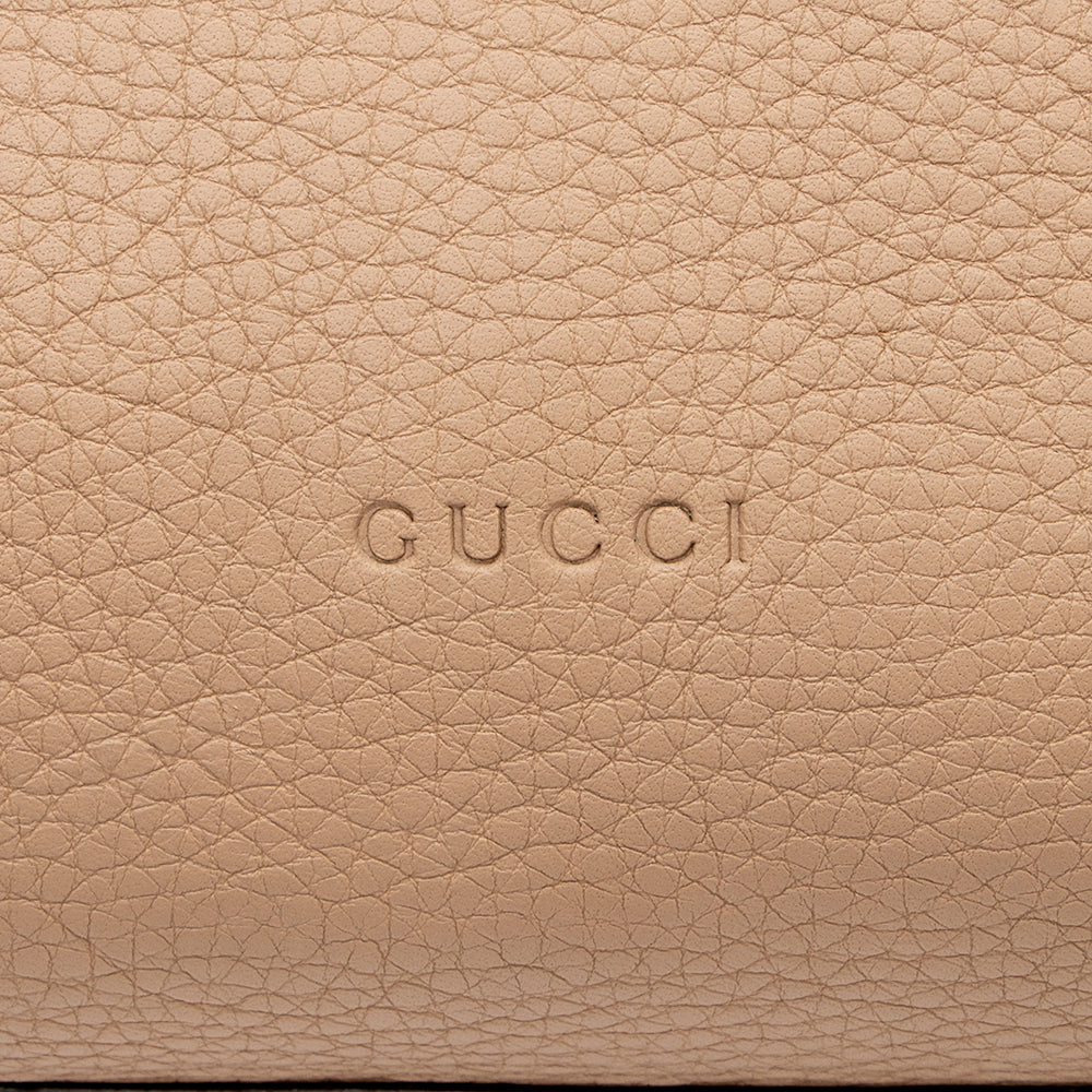 Gucci Leather Bamboo Daily Small Satchel (SHF-19674)