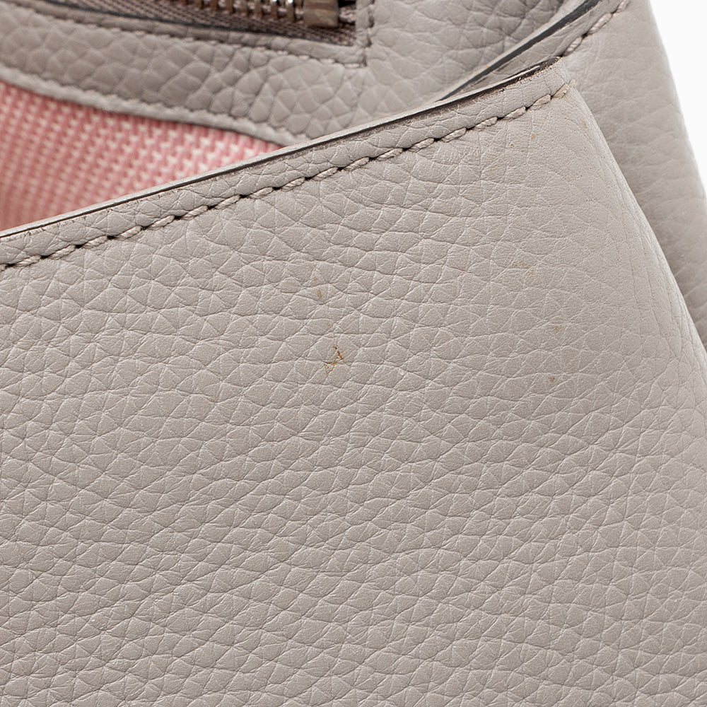 Gucci Leather Bamboo Daily Medium Satchel (SHF-21285)
