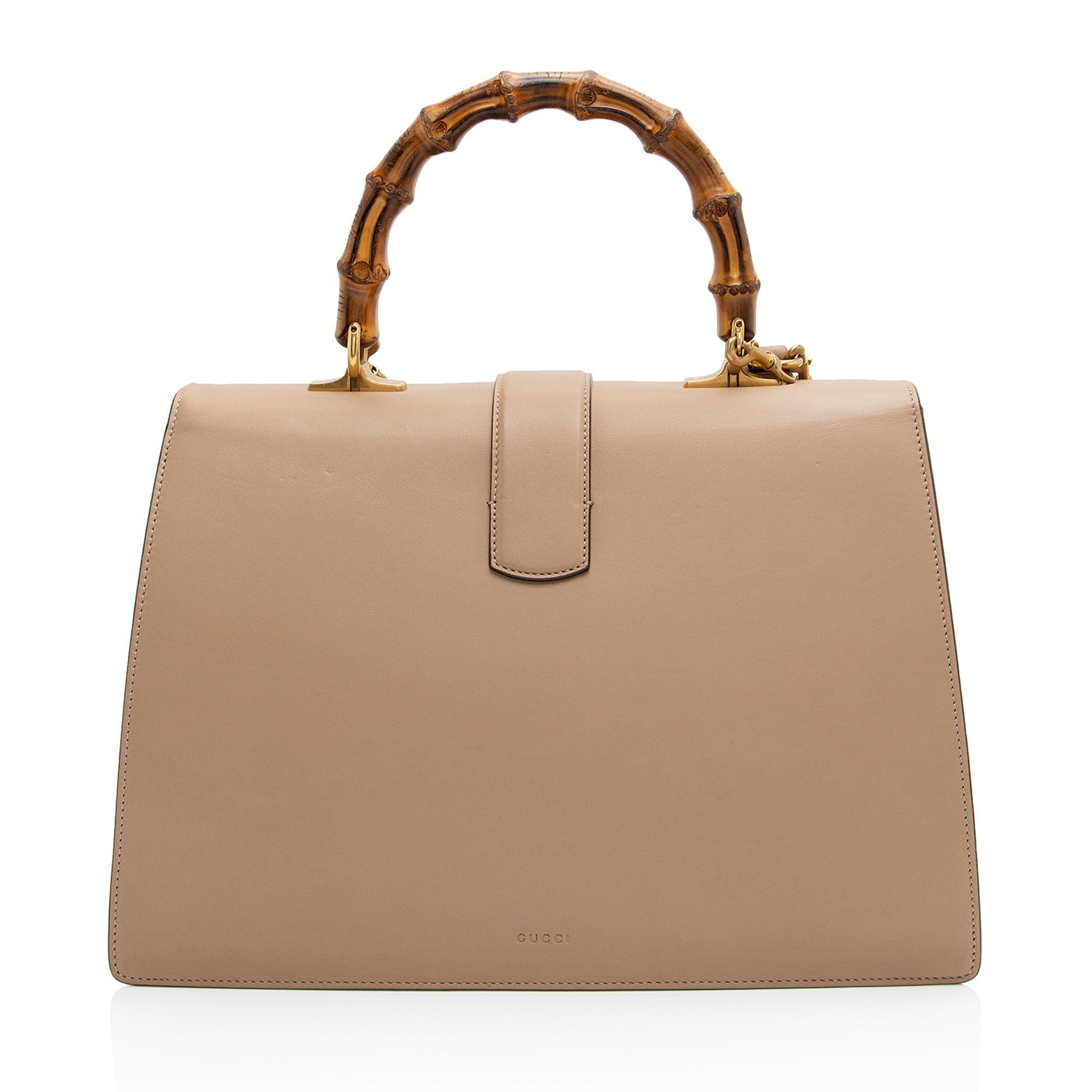 Gucci Leather Bamboo Dionysus Large Top Handle Bag (SHF-KNpXAE)