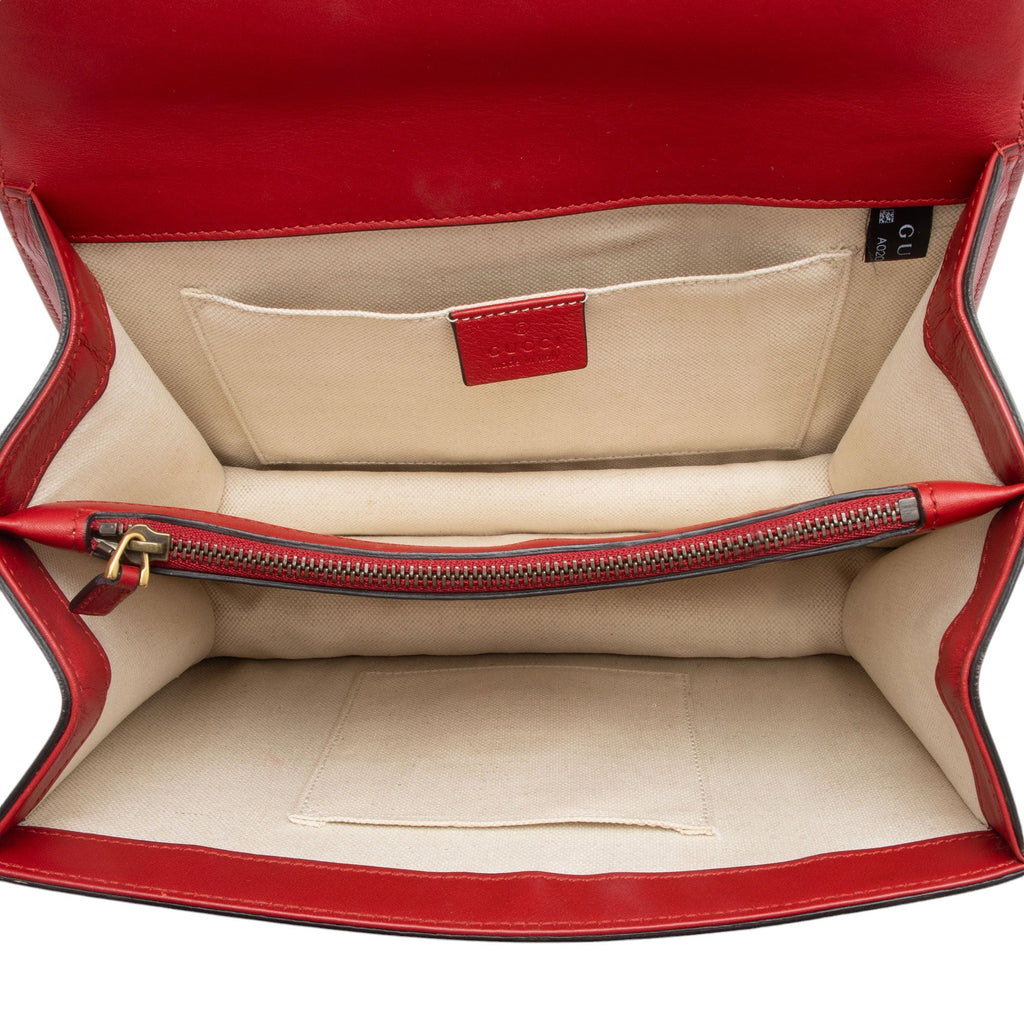 Gucci Leather Bamboo Dionysus Medium Top Handle (SHF-d7MRvK)