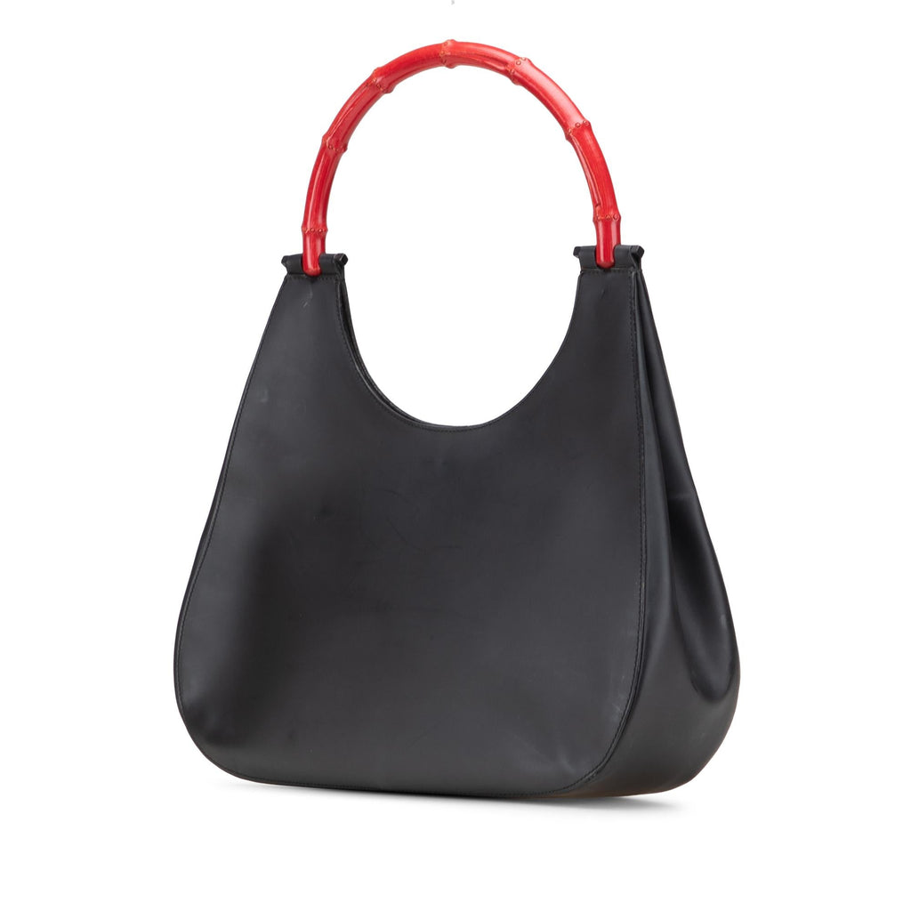 Gucci Leather Bamboo Handbag