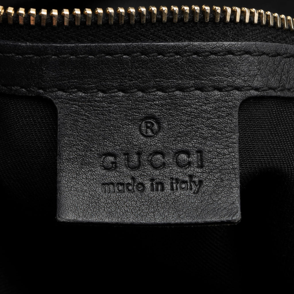 Gucci Leather Bamboo Indy Medium Satchel (SHF-23741)
