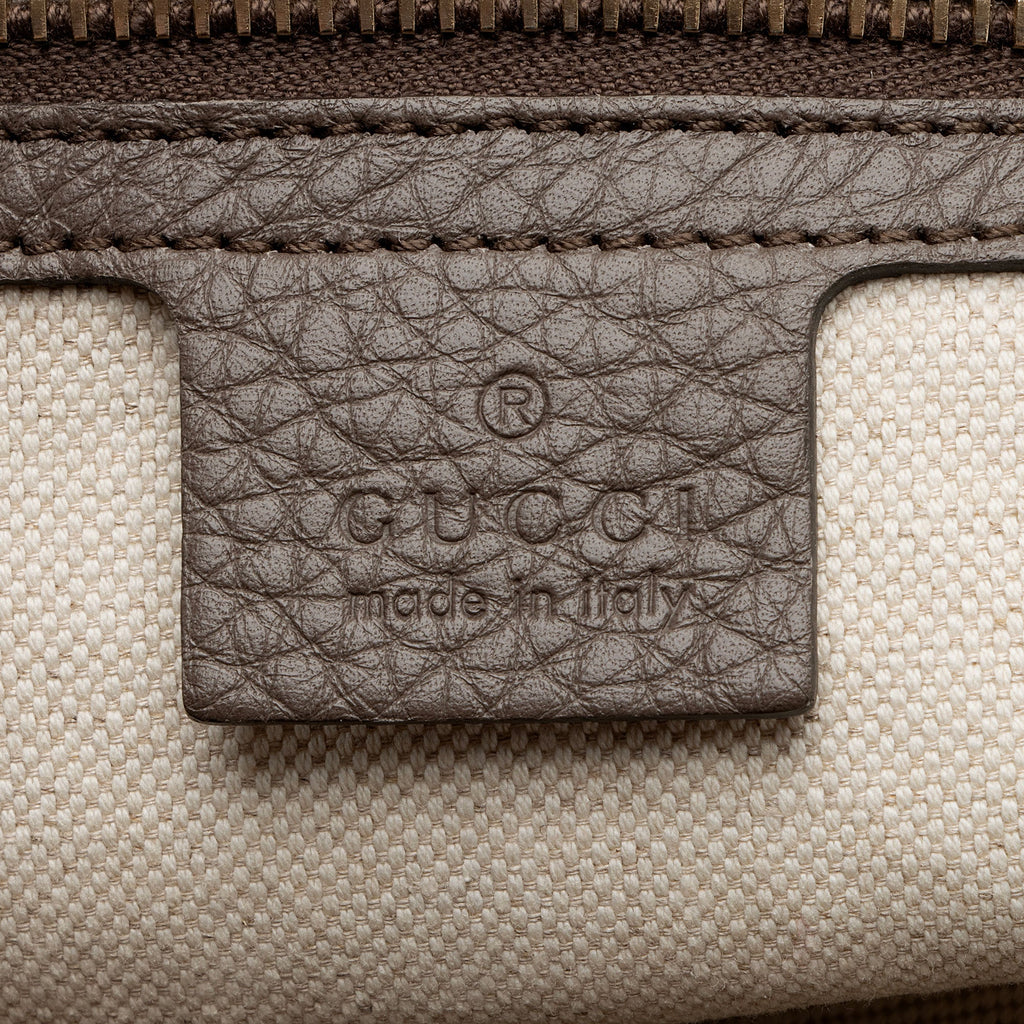 Gucci Leather Bamboo Medium Shopper Tote (SHF-Euai2t)