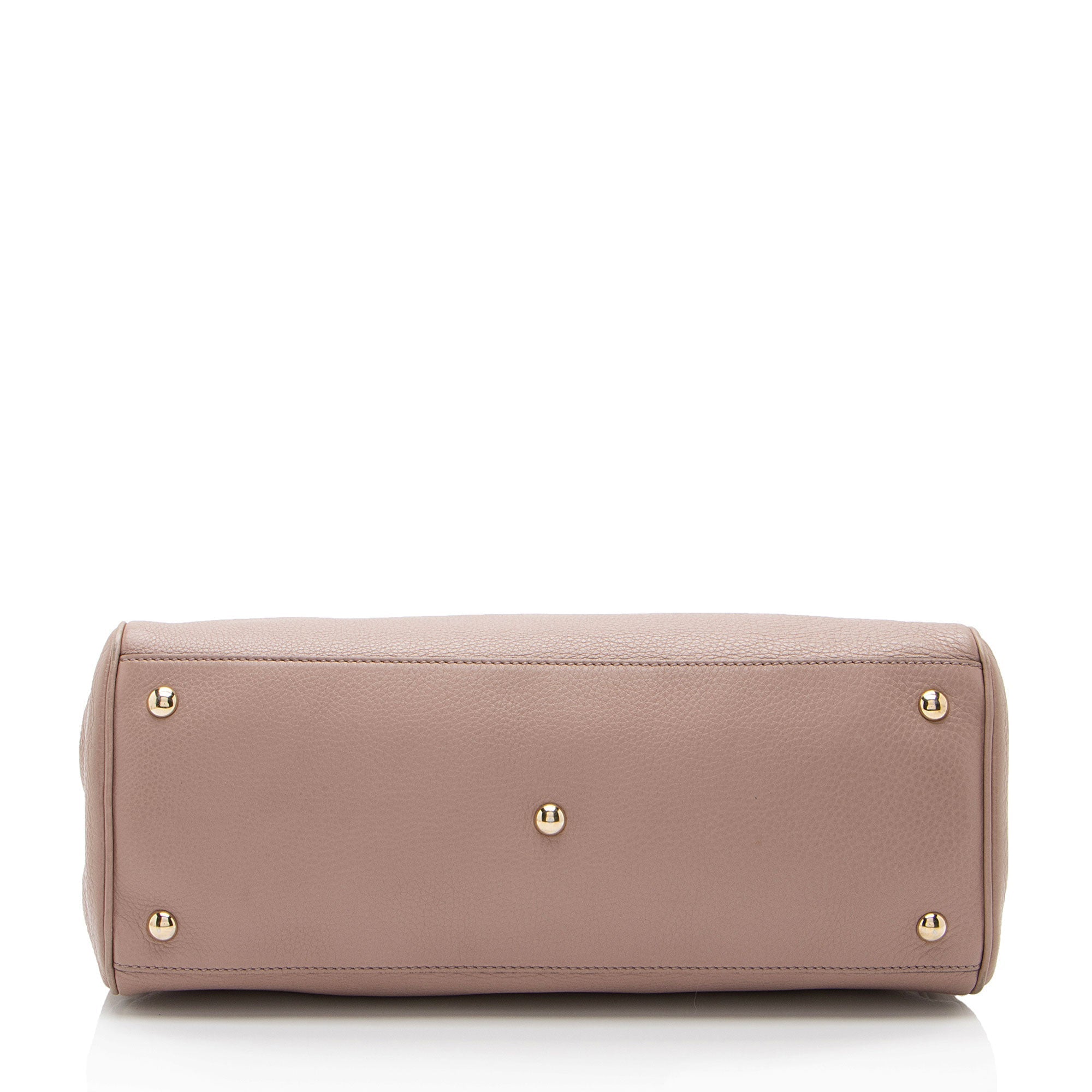 Gucci Leather Bamboo Medium Shopper Tote