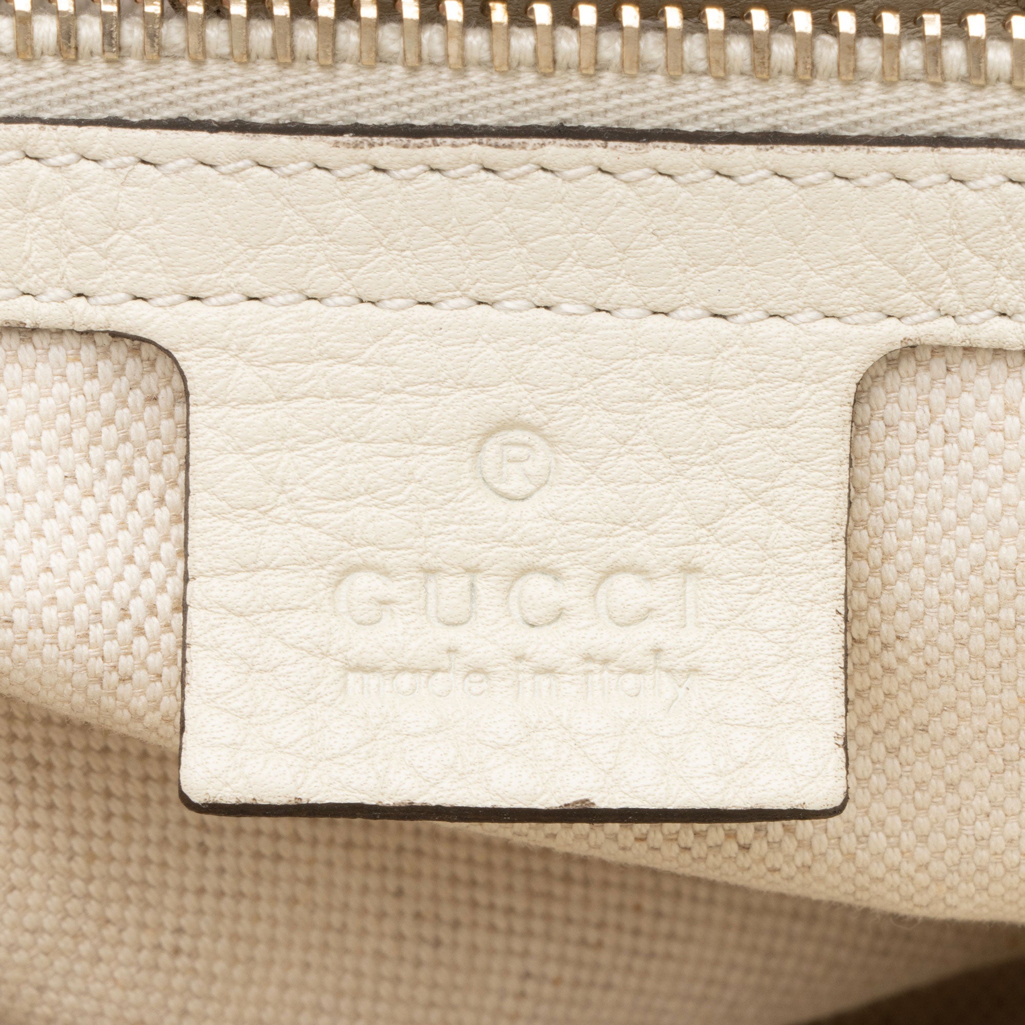 Gucci Leather Bamboo Medium Shopper Tote