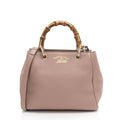 Gucci Leather Bamboo Mini Shopper Tote (SHF-eRoYKz)