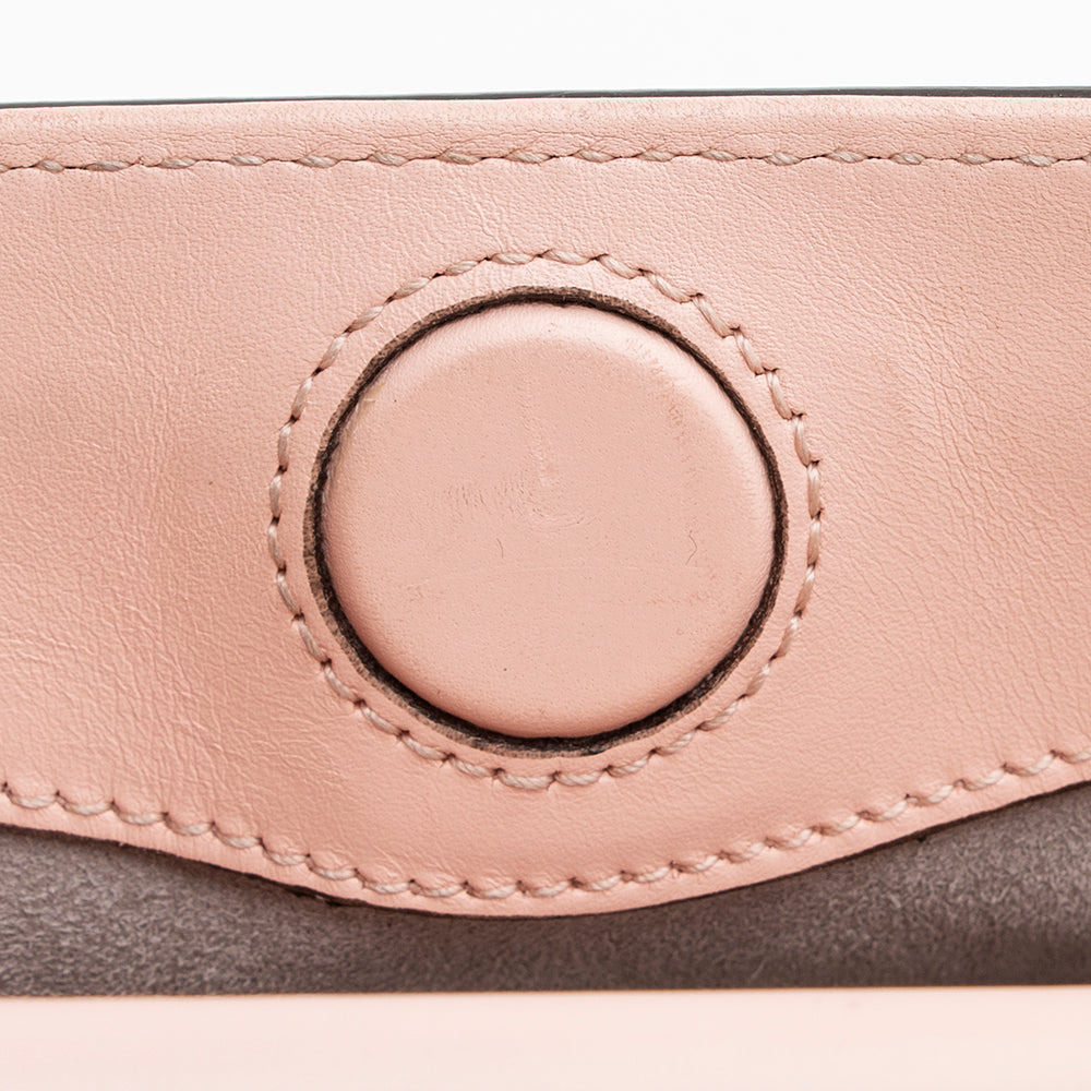 Gucci Leather Bamboo Nymphaea Top Handle Small Tote (SHF-20538)