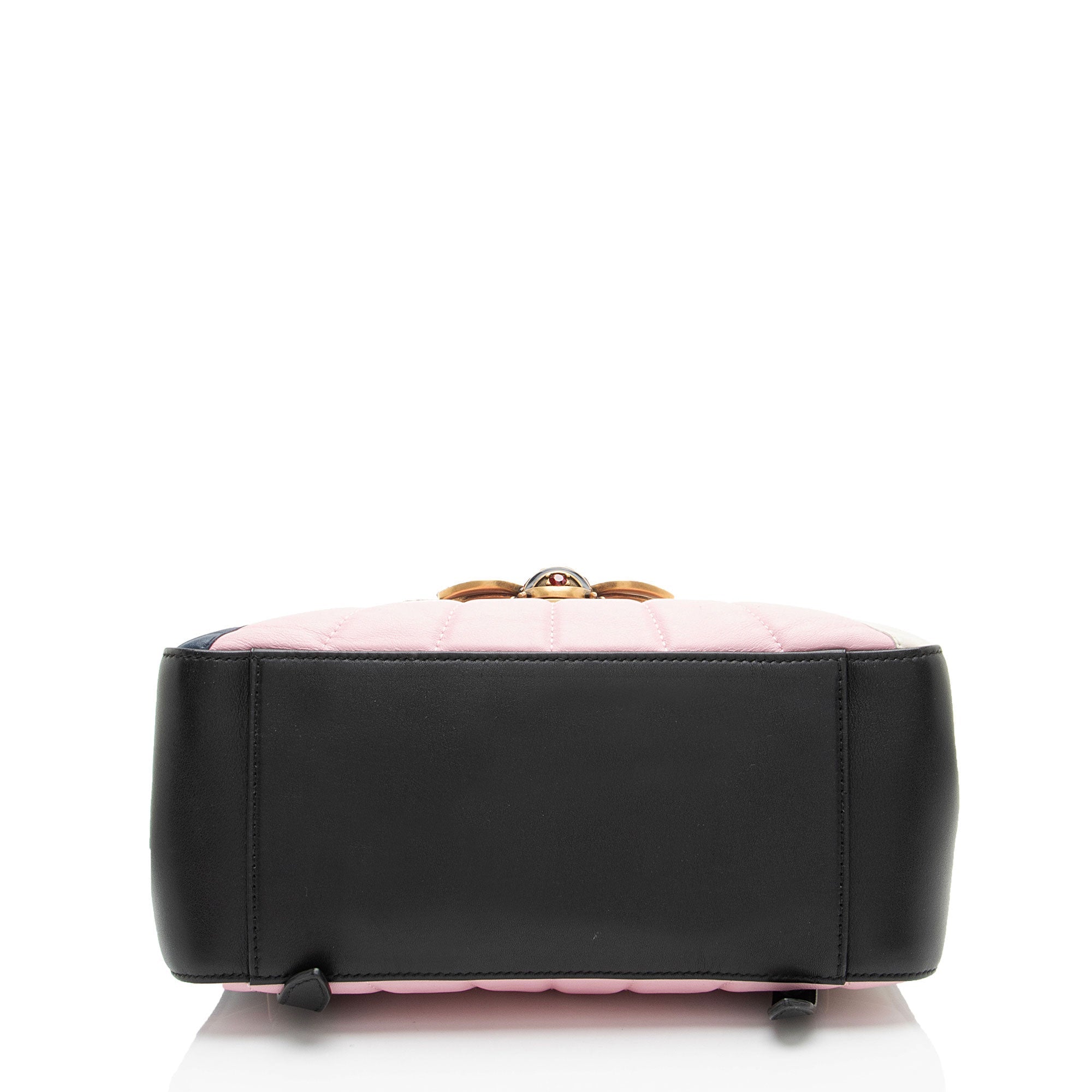 Gucci Leather Bamboo QueLB Margaret Mini Top Handle Backpack