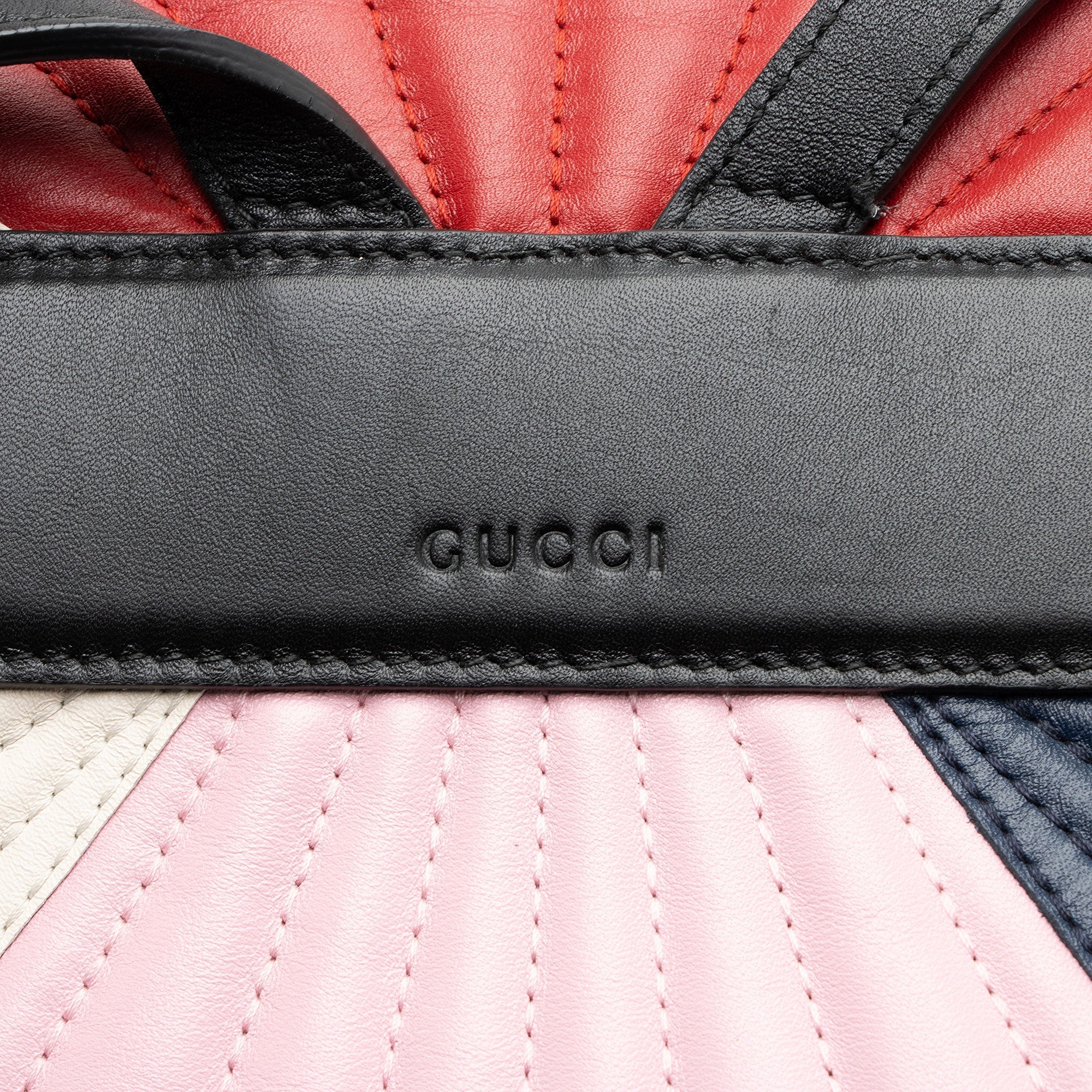 Gucci Leather Bamboo QueLB Margaret Mini Top Handle Backpack