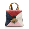 Gucci Leather Bamboo QueLB Margaret Mini Top Handle Backpack
