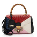 Gucci Leather Bamboo QueLB Margaret Top Handle
