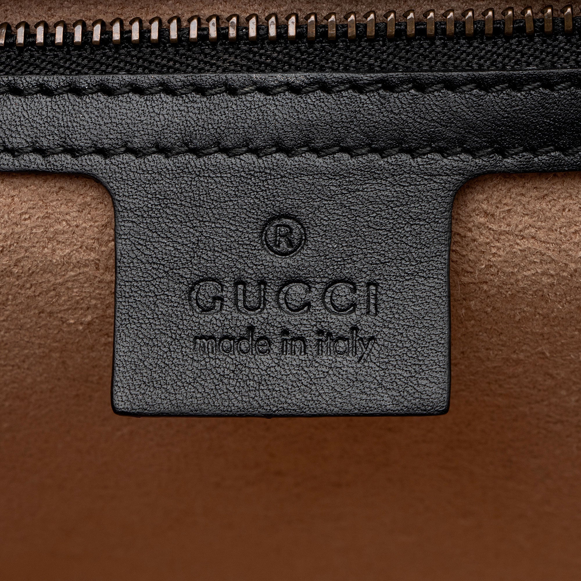 Gucci Leather Bamboo QueLB Margaret Top Handle