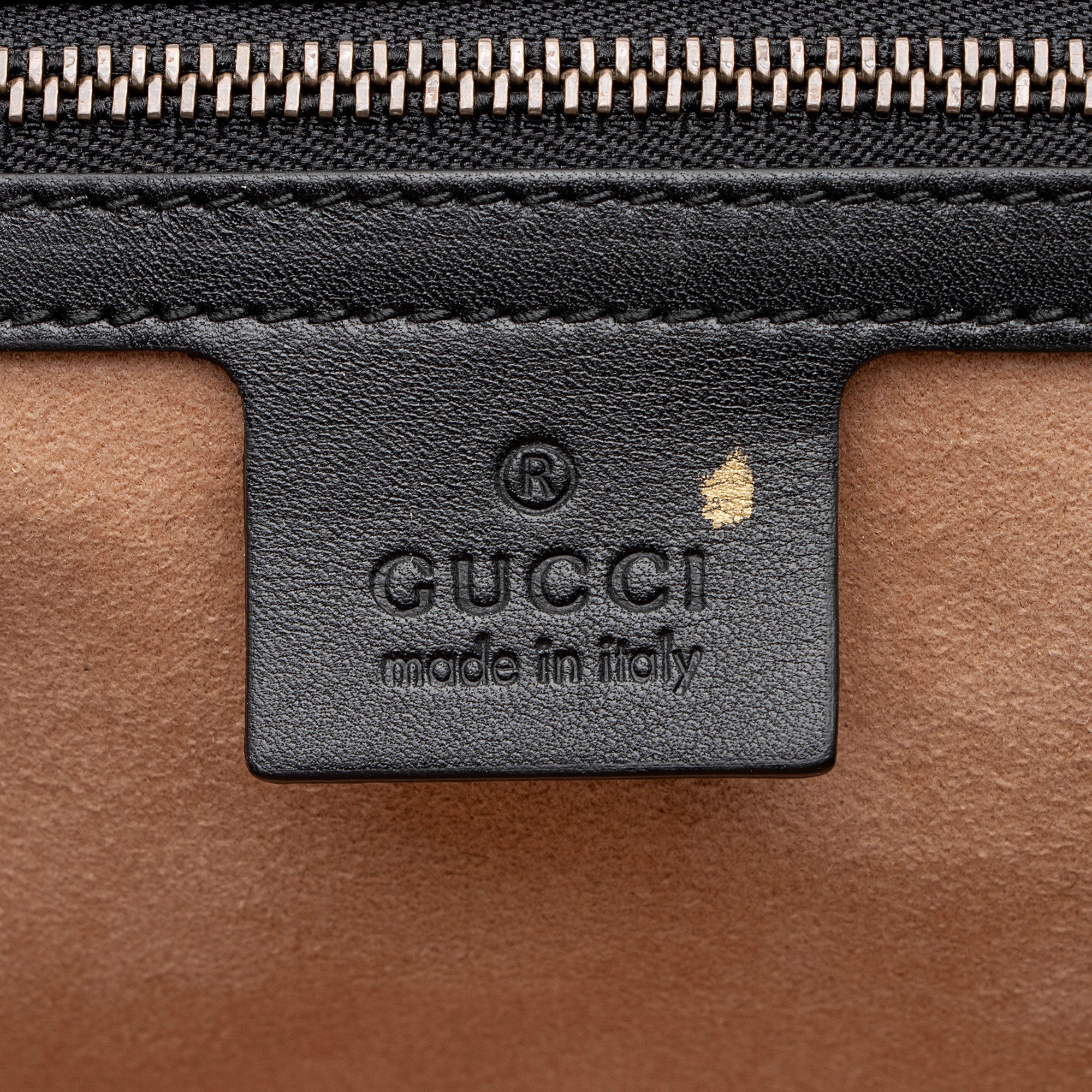 Gucci Leather Bamboo QueLB Margaret Top Handle
