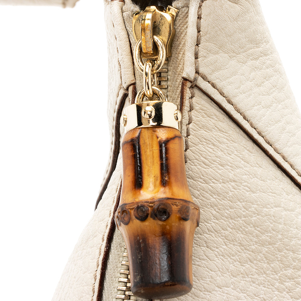 Gucci Leather Bamboo Ring Hobo (SHF-19976)