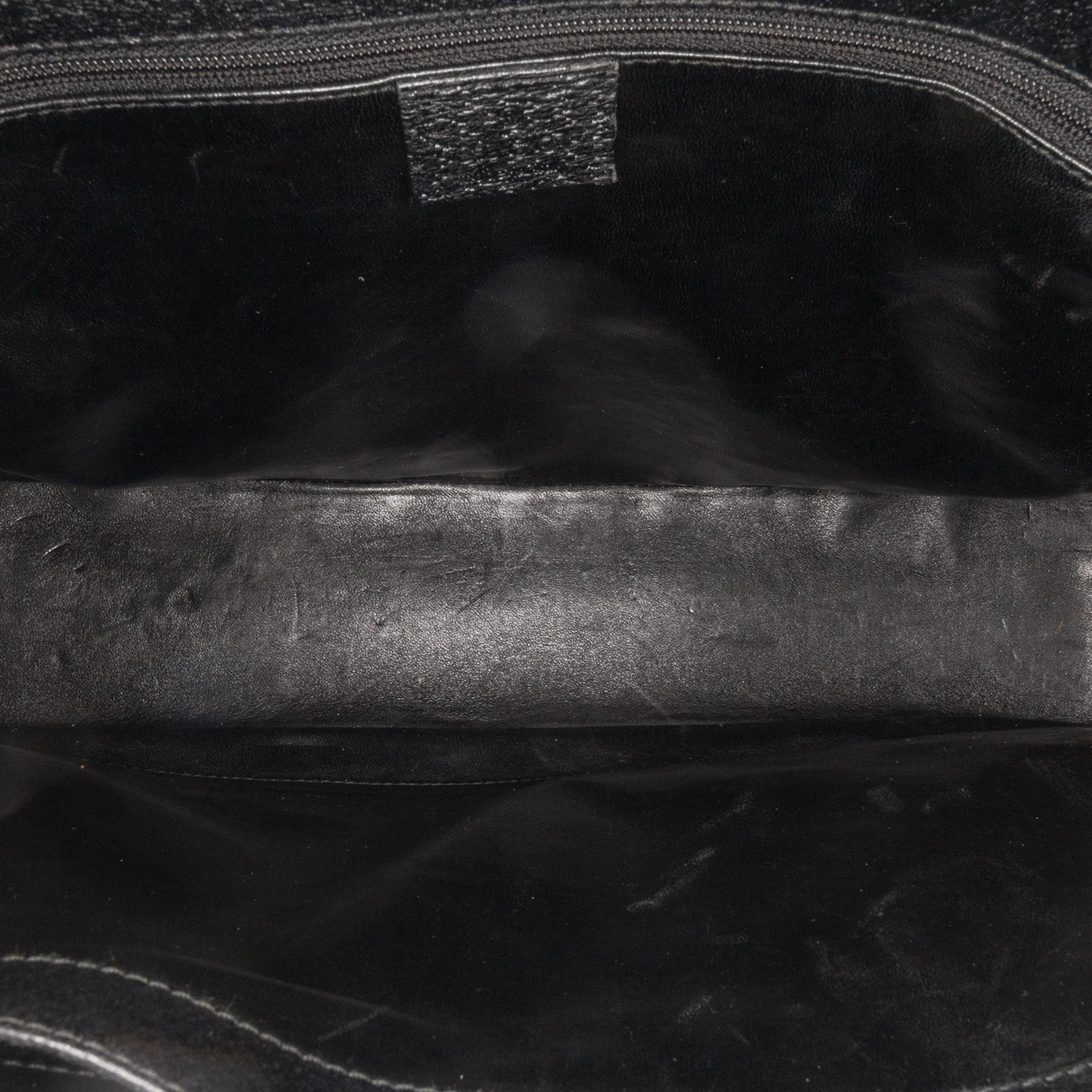 Gucci Leather Bamboo Satchel