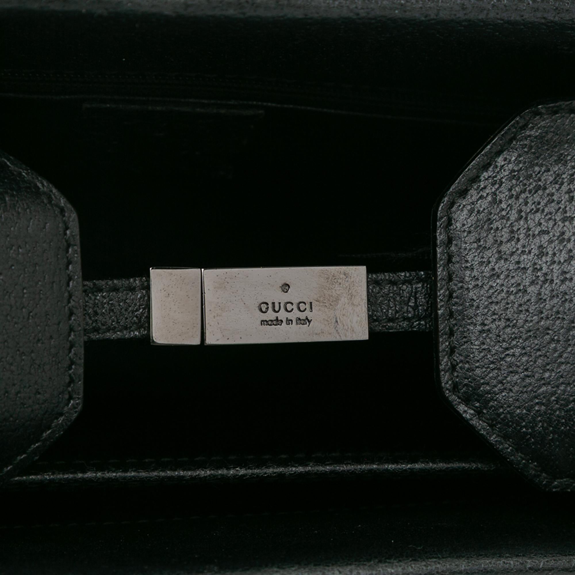 Gucci Leather Bamboo Satchel