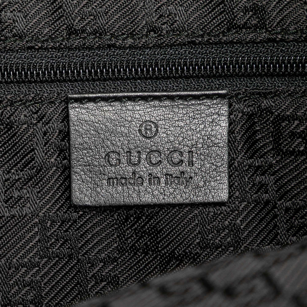 Gucci Leather Bamboo Satchel
