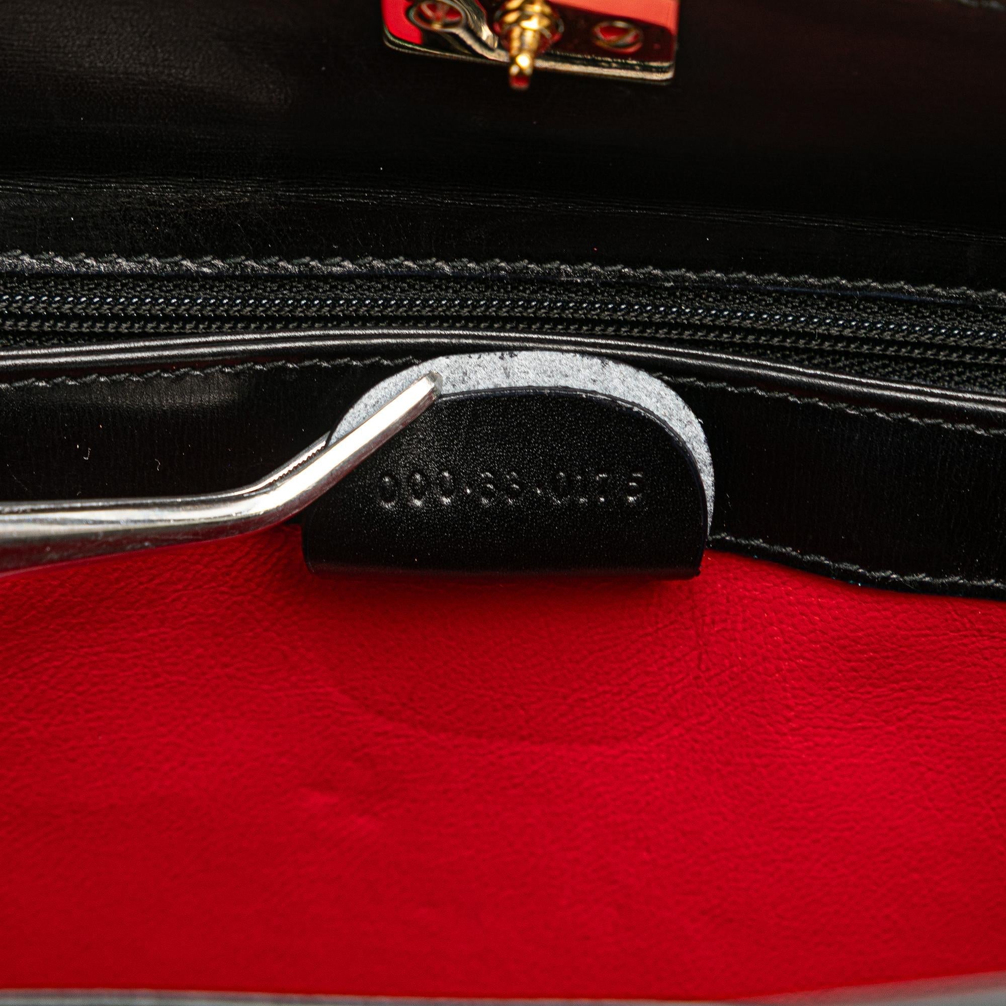 Gucci Leather Bamboo Satchel
