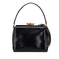 Gucci Leather Bamboo Satchel