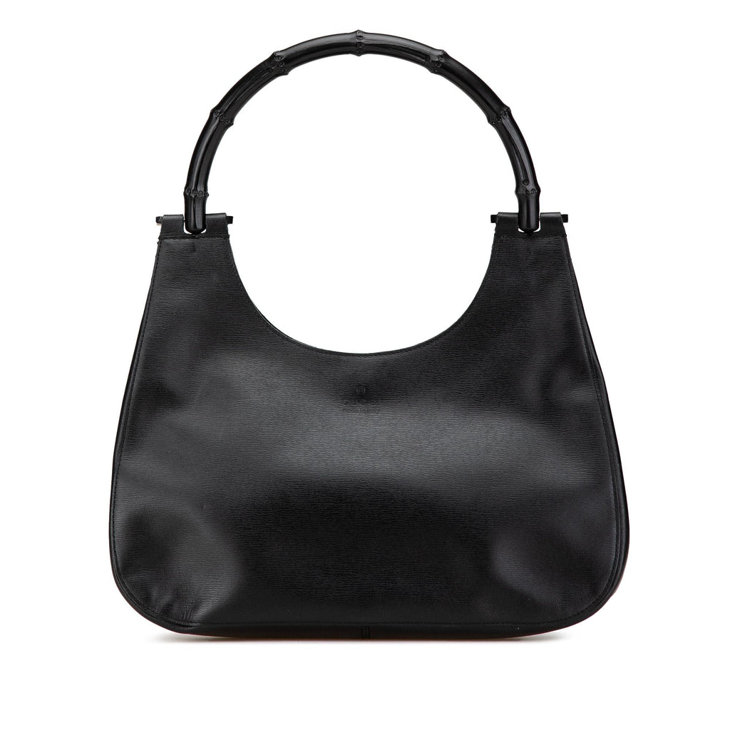 Gucci Leather Bamboo Shoulder Bag (SHG-Y0sM3k)