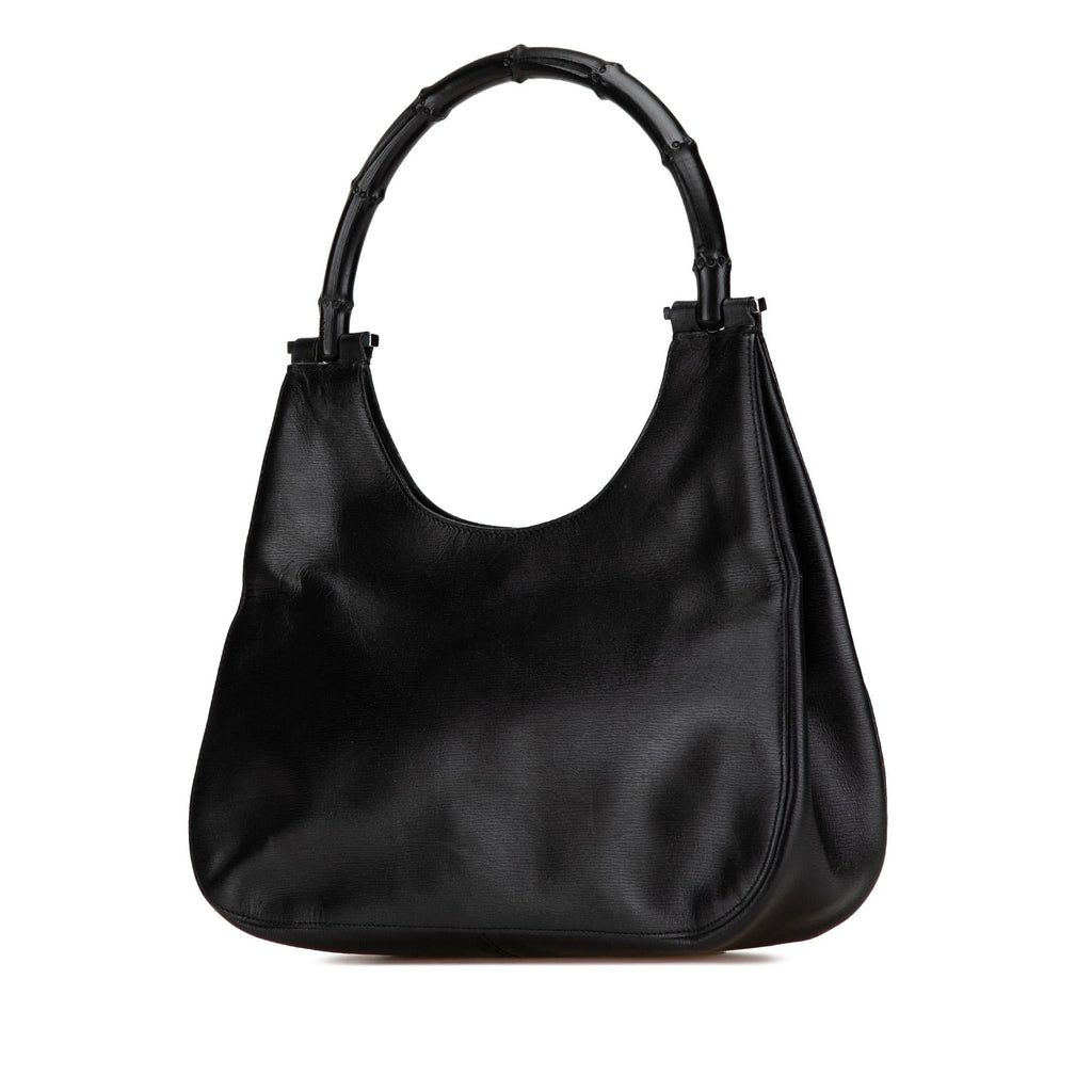 Gucci Leather Bamboo Shoulder Bag (SHG-Y0sM3k)