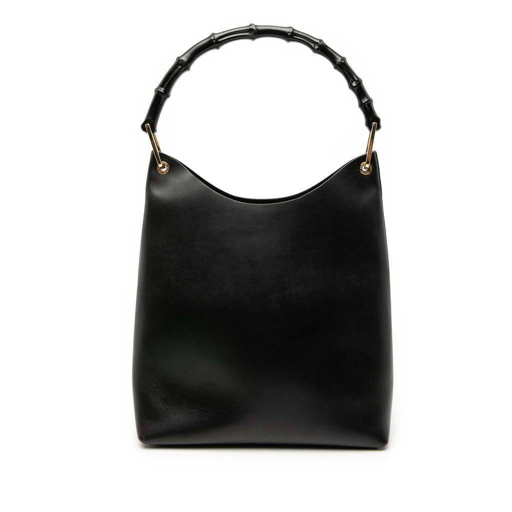 Gucci Leather Bamboo Shoulder Bag