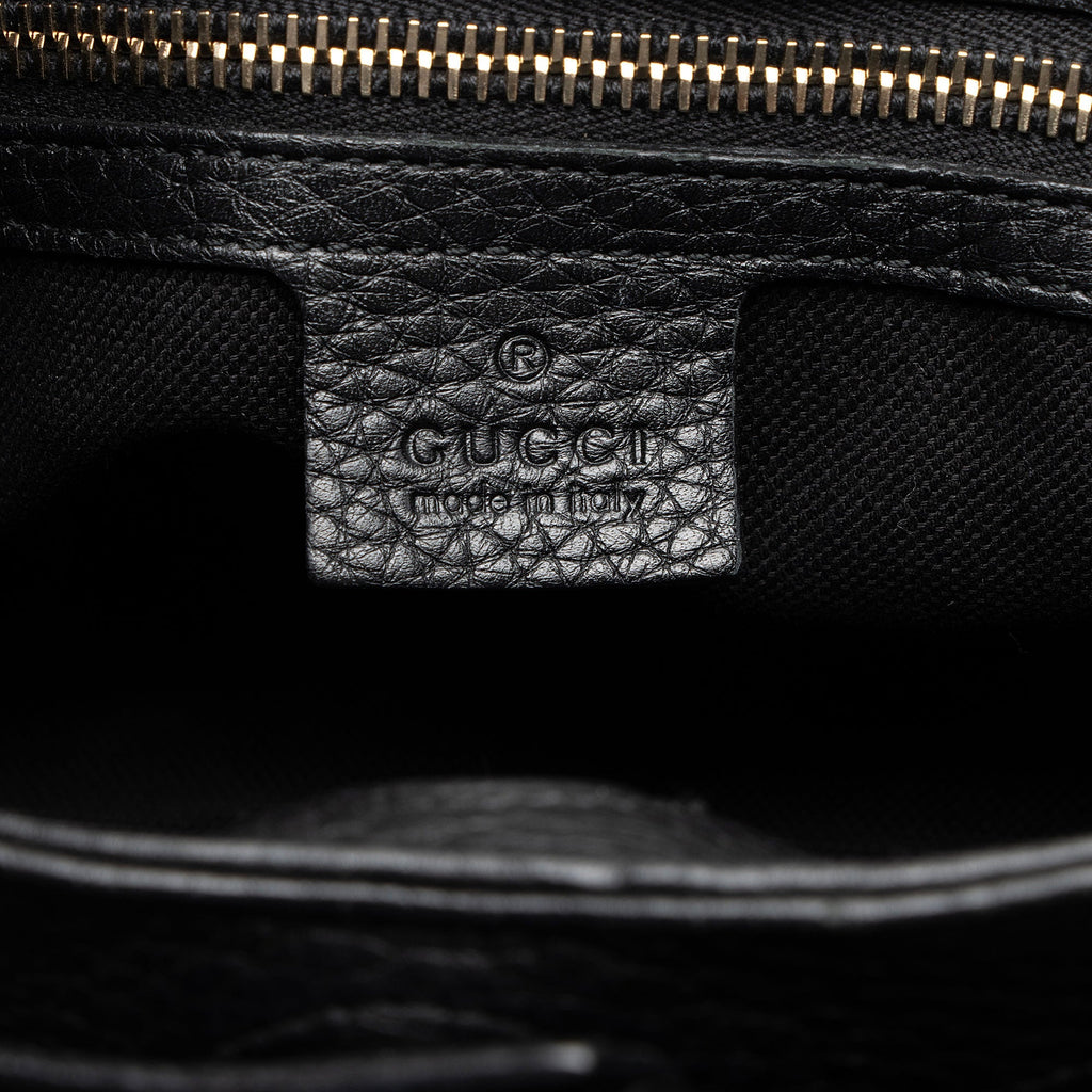 Gucci Leather Bamboo Small Shopper Tote (SHF-M26bz2)