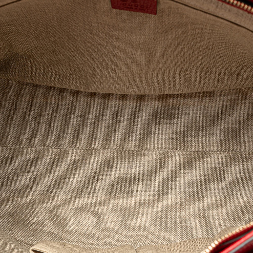 Gucci Leather Bamboo Tassel Satchel (SHG-thibsC)