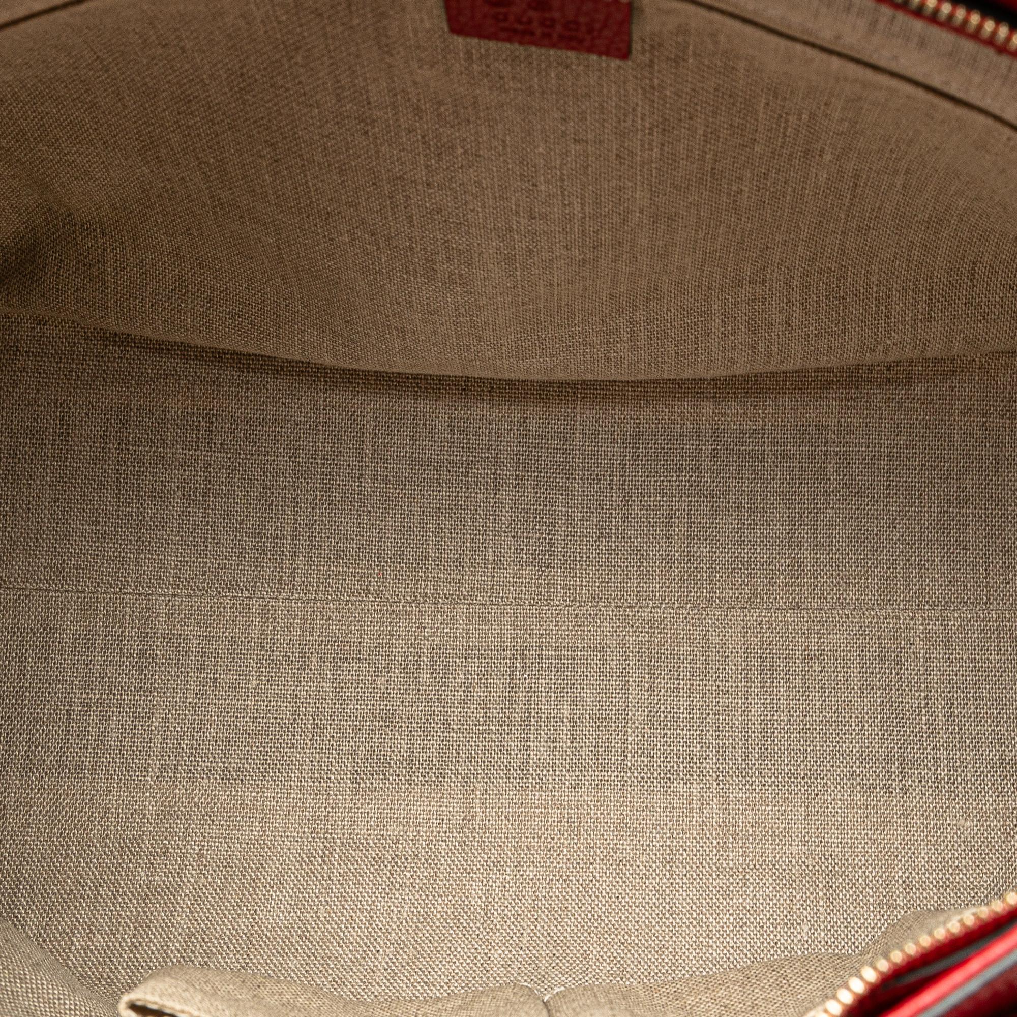 Gucci Leather Bamboo Tassel Satchel (SHG-thibsC)