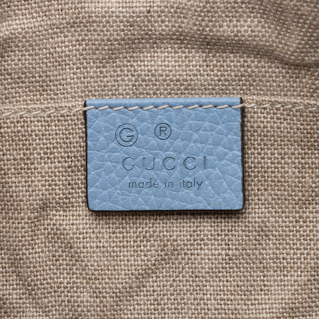 Gucci Leather Bamboo Tassel Zip Clutch (SHF-6YnArQ)